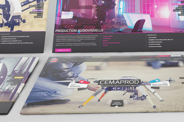 Céma PRod : création de logotype, webdesign et développement de site web Wordpress à Tours 37